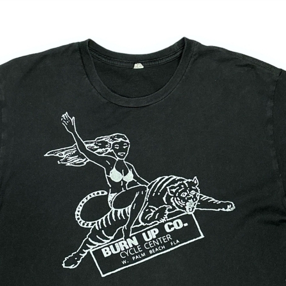 NEXT LEVEL Black Burn Up Co. Cycle Center S/S Shirt - Picture 3 of 4